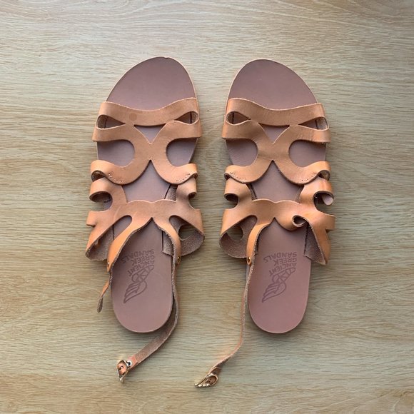 Ancient Greek Sandals Leather Gladiator Sandals